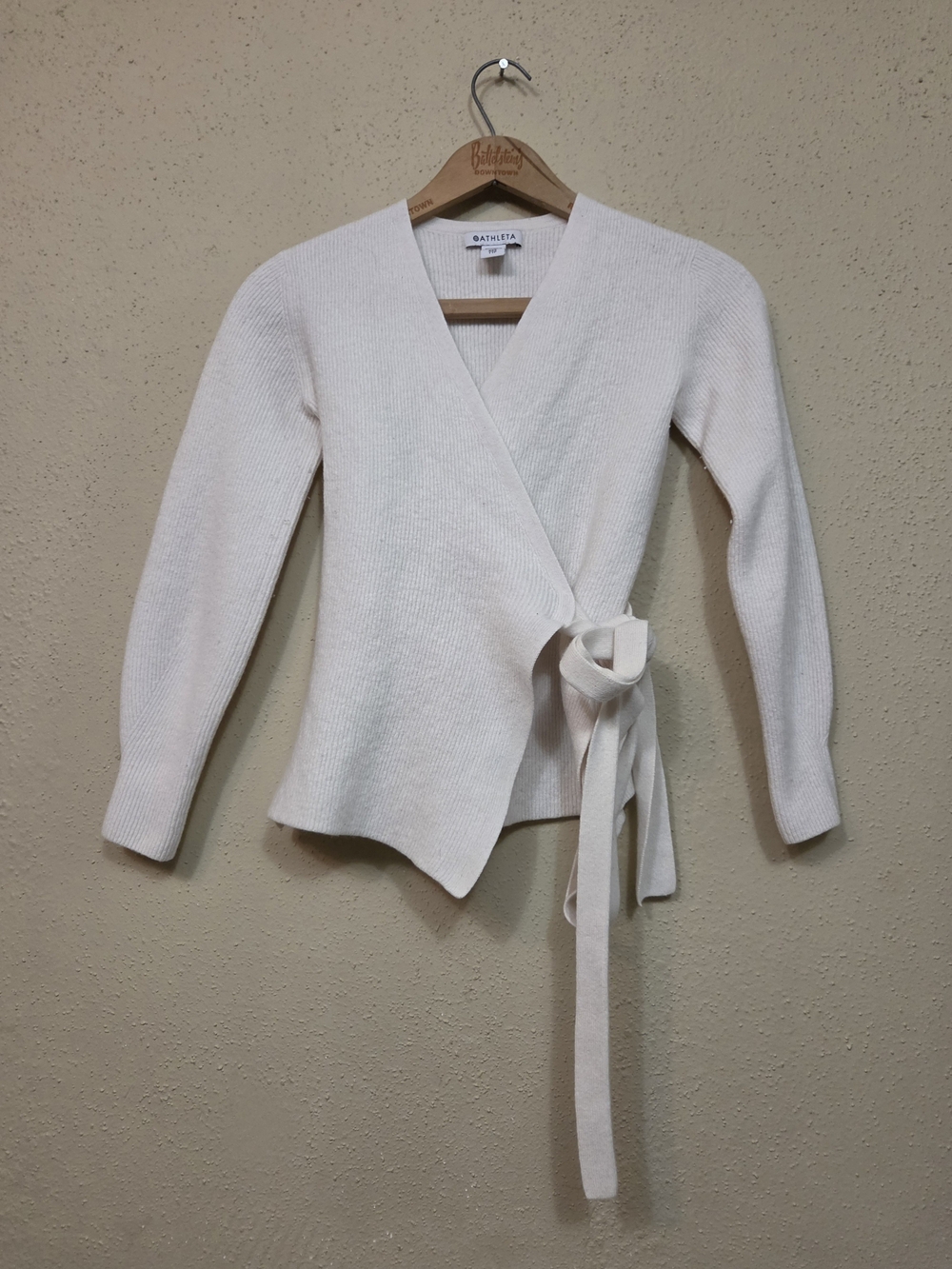 Athleta Sweater Womens XXS Wrap Wool Blend